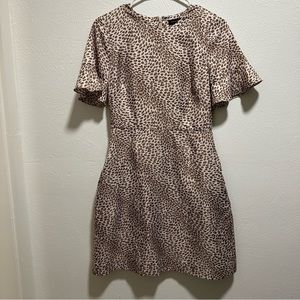 Banana Republic, Size 0 Animal print dress WITH pockets!